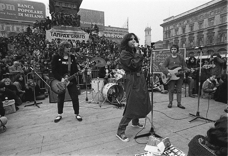 Jo Squillo Kandeggina Gang Milano 1980