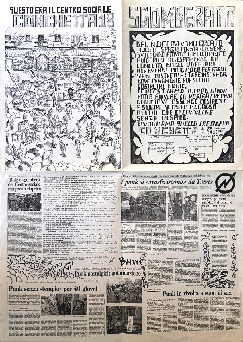 cox 18 centro sociale occupato sgomberato