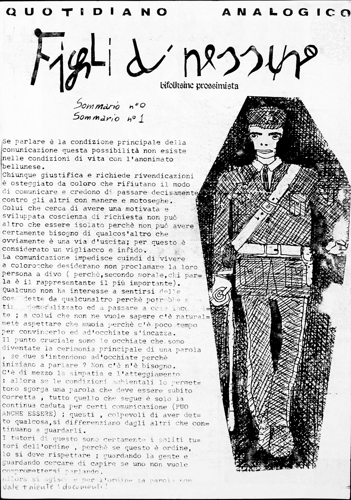 figli di nessuno fanzine